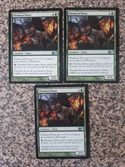 MTG 3 x Flinthoof Boar - Core 2013 - Image 1
