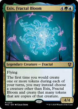 Esix, Fractal Bloom #210 | NM | Murders at Karlov Manor MKC Magic MTG - Image 1