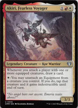 Akiri, Fearless Voyager U Commander Masters 335 LP-NM - Image 1