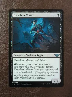 Forsaken Miner Outlaws of Thunder Junction MTG Regular - Image 1