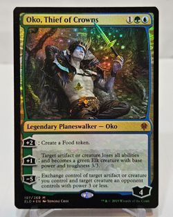 FOIL Oko, Thief of Crowns Throne of Eldraine MTG Magic the Gathering 7231 - Image 1