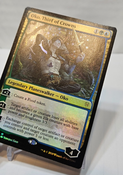 FOIL Oko, Thief of Crowns Throne of Eldraine MTG Magic the Gathering 7231 - Image 3