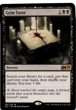 Core Set 2021 #103 Grim Tutor - Image 1