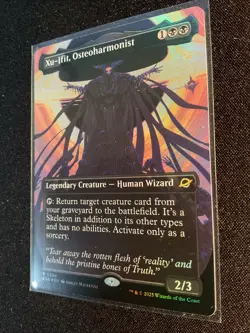 MTG Edge of Eternities Xu-Ifit, Osteoharmonist (Borderless) Foil #294 - Image 3