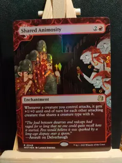 Shared Animosity FOIL - Wilds Of Eldraine Enchanting Tales - NM (see pics) MTG - Image 1