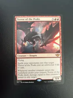 Mtg Terror of the Peaks Outlaws of Thunder Junction Regular Mythic 149 - Image 1