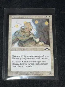 1x Soltari Visionary Exodus MtG Magic White Common 1 x1 Card Cards - Image 1
