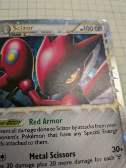 Pokemon TCG Scizor (Prime) 84/90 HGSS Undaunted Holo LP/MP - Image 4
