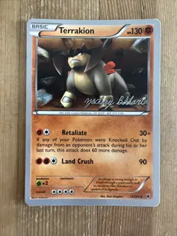Pokemon TCG Terrakion World Championship 2012 Singles 73/101 MP - Image 1