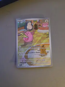 Pokemon Tcg Twilight Masquerade Chansey 187/167 Near Mint Holo - Image 1