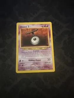 Pokemon TCG Unown T 88/105 Neo Destiny Unlimited - Image 1
