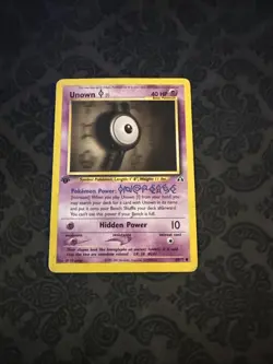 Unown I 68/75 1st Edition - Neo Discovery Vintage Pokemon Card TCG - Image 1