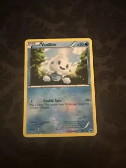 Vanillite 33/108 Pokemon Card 2012 Dark Explorers Reverse Holo - Image 1