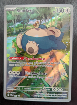 Pokemon Snorlax 051 ENG and JPN versions Scarlet & Violet Promo NM Condition 151 - Image 3