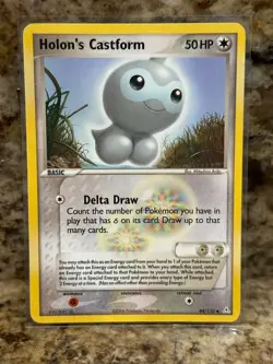 Holon's Castform 44/110 Uncommon EX Holon Phantoms Pokemon Card - LP - Image 1