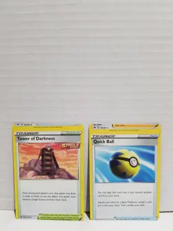 Pokemon Card Misprint Miscut Factory Error Lot Of 2 - Image 1