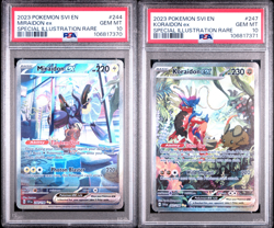 PSA 10 - Miraidon ex 244/198 & Koraidon ex 247/198 SV Base Set SEQ - Pokemon - Image 1