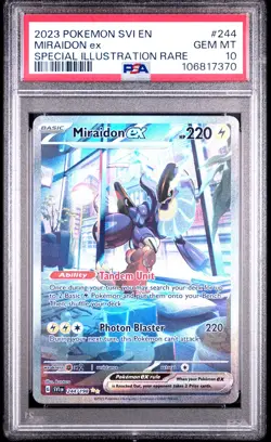 PSA 10 - Miraidon ex 244/198 & Koraidon ex 247/198 SV Base Set SEQ - Pokemon - Image 2