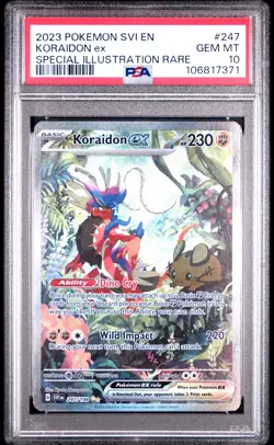 PSA 10 - Miraidon ex 244/198 & Koraidon ex 247/198 SV Base Set SEQ - Pokemon - Image 4