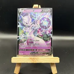 Pokemon Go Mewtwo V 030/078 Ultra Rare 2022 TCG Card NM Near Mint - Image 1