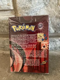 1999 Pokemon Card Blaine Themed Deck (Gym Challenge) Sealed - Image 2