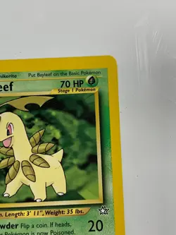* Pokemon TCG Bayleef Neo Genesis 28/111 Regular 1st Edition Uncommon - Image 5