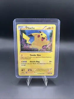 Pikachu XY89 Black Star Holo Promo Rare Collector Chest Pokemon Card LP - Image 1