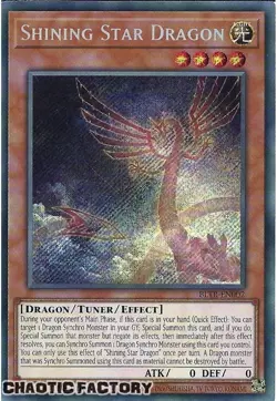 YUGIOH BLTR-EN002 Shining Star Dragon Secret Rare 1st Edition NM - Image 1
