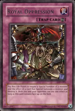 Royal Oppression - Rare LOD-091 - HP - YuGiOh - Image 1