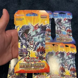Yu-Gi-Oh Battles Of Legend Monster Mayhem Sleeved Booster Pack -LOT OF 8 *NEW* - Image 2