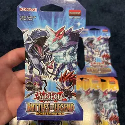 Yu-Gi-Oh Battles Of Legend Monster Mayhem Sleeved Booster Pack -LOT OF 8 *NEW* - Image 4