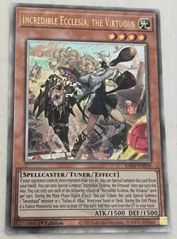 Incredible Ecclesia, the Virtuous - RA04-EN039 - Quarter Century Rare - Yugioh - Image 1