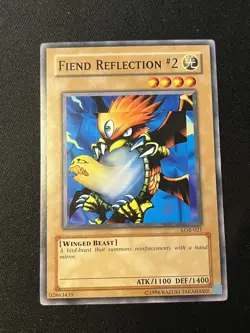 Fiend Reflection #2 - MISPRINT LOB-021 - NM - YuGiOh - Image 1