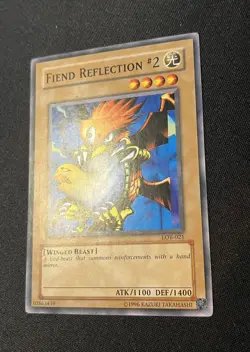 Fiend Reflection #2 - MISPRINT LOB-021 - NM - YuGiOh - Image 2