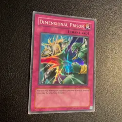 YUGIOH Super Rare Dimensional Prison WC08-EN003 PLAYED - Image 1