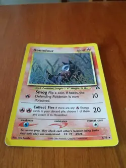 Pokemon Card Houndour - 5/75 - Rare Holo - Neo Discovery - (ENG) - Image 3