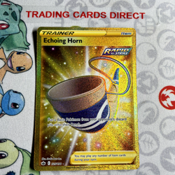Echoing Horn 225/198 Holo Gold Secret Rare Chilling Reign Pokemon Card - Image 1