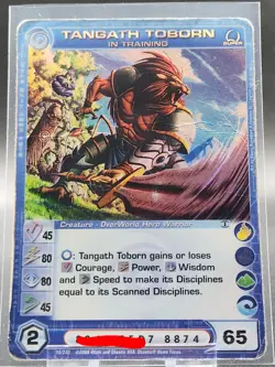 Chaotic Card : Dmg Tangath Toborn In Training BTD Super Rare creature - Image 1