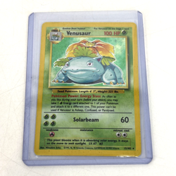 Pokemon TCG Base Set Venusaur Holo Rare Card 15/102 MP - Image 2