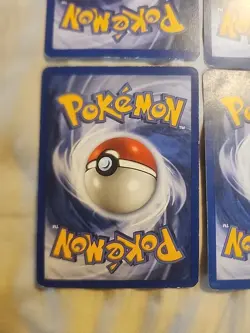 Base Set Starters - Pikachu Bulbasaur Charmander Squirtle Vintage Pokemon Cards - Image 3