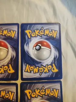 Base Set Starters - Pikachu Bulbasaur Charmander Squirtle Vintage Pokemon Cards - Image 5