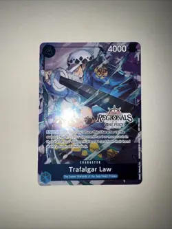 OP07-047 Trafalgar Law Regionals 25-26 Promo One Piece Card Game TCG CCG - Image 1