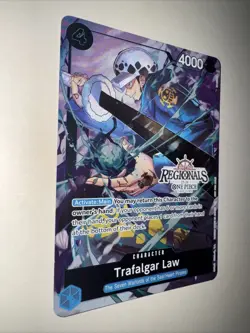 OP07-047 Trafalgar Law Regionals 25-26 Promo One Piece Card Game TCG CCG - Image 2