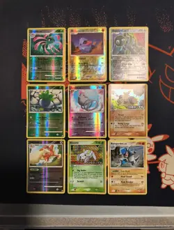 mid era Holo/Reverse Holo Pokemon Card lot of 9 Cards See Description(Lot #26) - Image 1