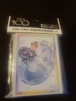 Bushiroad Sleeve Collection Disney 100 Cinderella Card Sleeve 75 Pc Brand New - Image 1