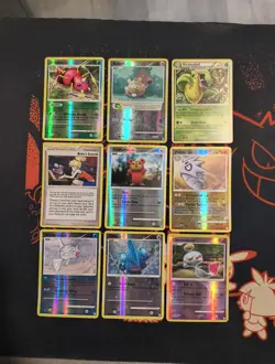 mid era Holo/Reverse Holo Pokemon Card lot of 9 Cards See Description(Lot #9 ) - Image 1