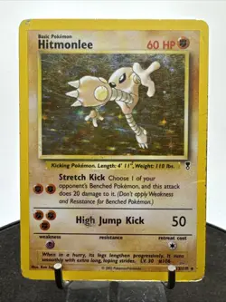 Hitmonlee 13/110 Holo Rare Legendary Collection Pokemon Card - Image 2