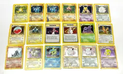Lot of Holographic Wizards of the Coast Pokemon Trading Cards - Image 1