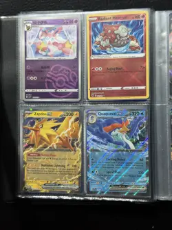 36 Holo Rare & Reverse Holo Pokemon Cards Collection Binder + Sealed Promo As Is - Image 4