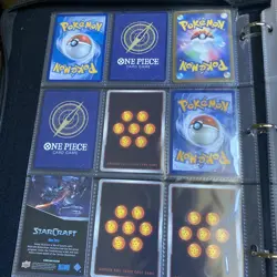 Charizard Binder With 100+ Cards Lot Pokemon, Digimon, Dragon Ball, One Piece+ - Image 5